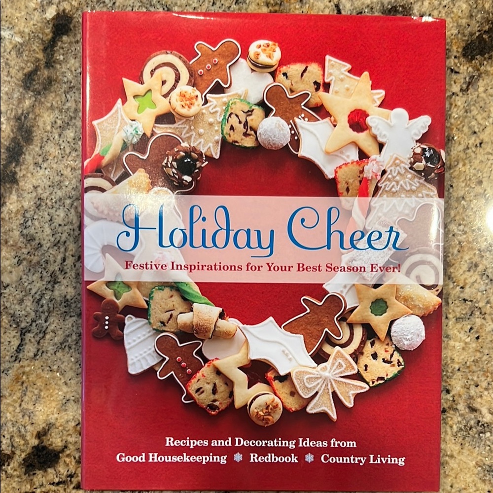 Kohls good housekeeping Holiday Cheer Festive Inspirations Book - Red Cover